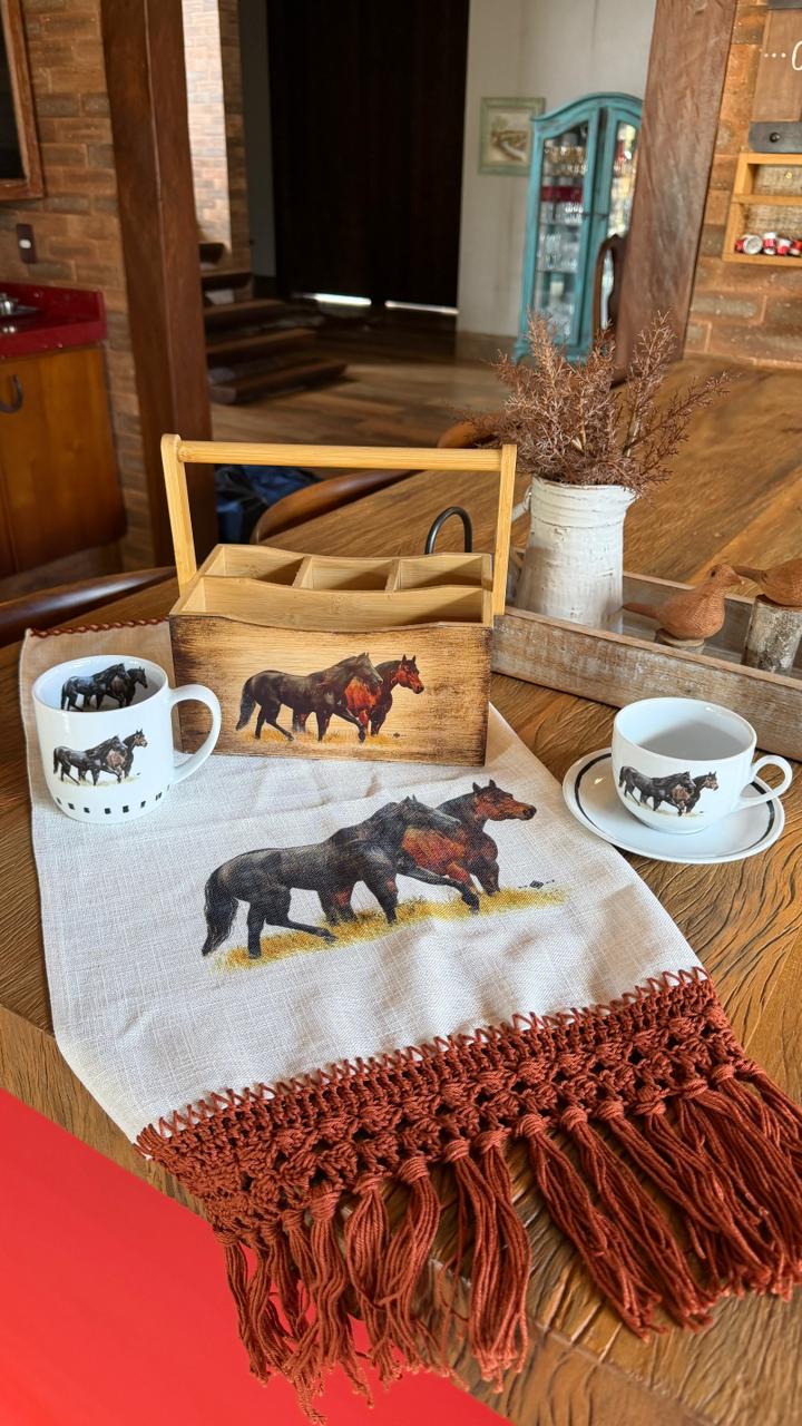 Toalha de Lavabo horses