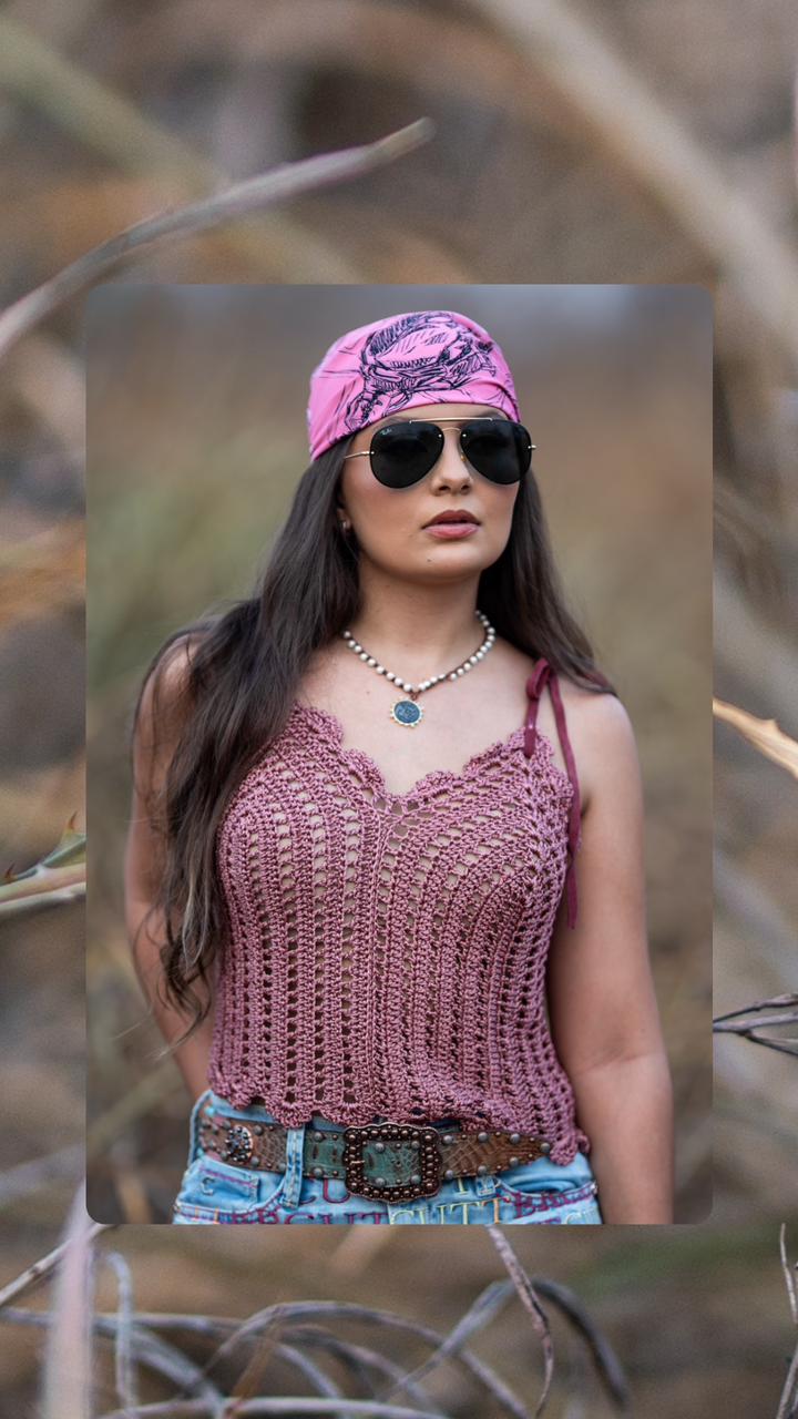 Blusa de crochê Deyse - Imagem 2