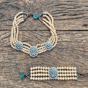 Colar e Pulseira Louisiana