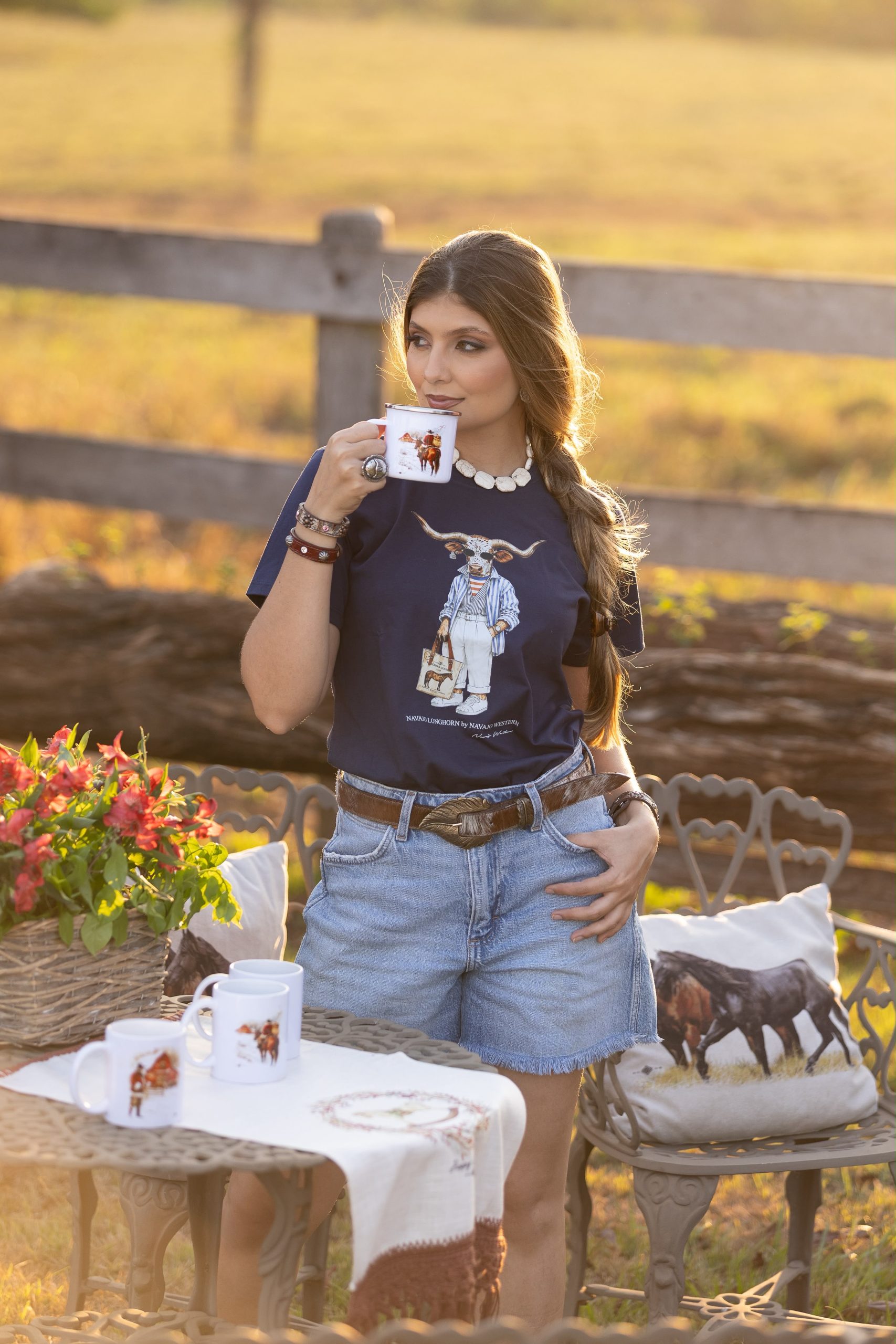 T-Shirt longlinda vacation